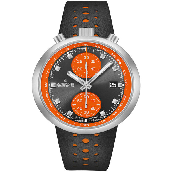 Junghans 1972 Competition Automatic Watch | Stainless Steel | Orange Detail