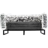 Mojow Furniture Yomi Nep Sofa Limited Series | Black on White 