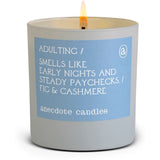 Anecdote Candles Adulting Candle