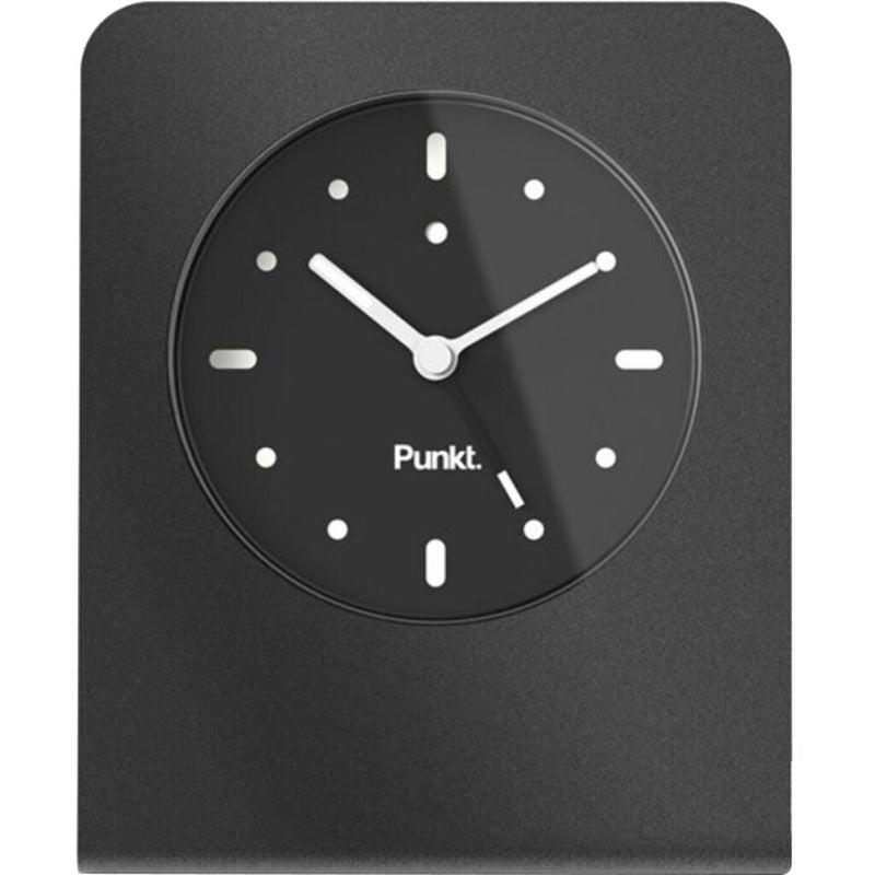 Punkt. AC02 Table Clock with Alarm Function | Anodised Black
