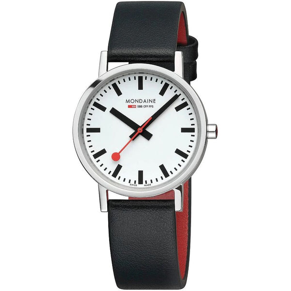 Mondaine Classic Gents - Polished 36mm | White dial | A660.30314.11SBBV