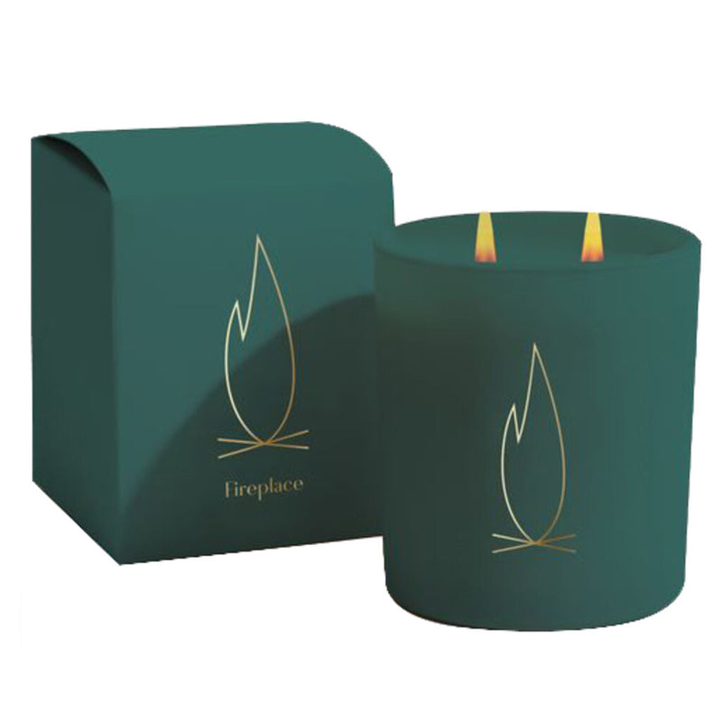 Brooklyn Candle Studio Holiday Vert Deco Candle | Fireplace