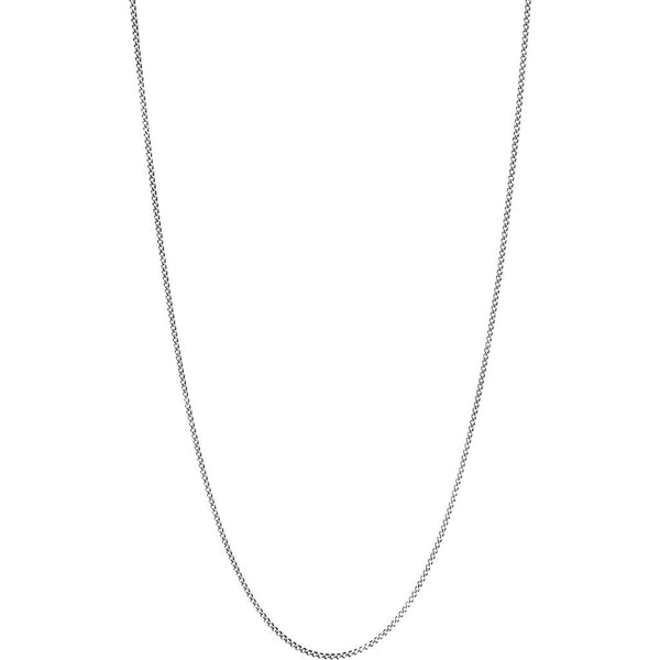 Miansai Mens 1.3mm sterling silver chain necklace | polished silver
