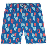 Tom & Teddy Father Son Swimming Trunks | Red & Blue Balloons