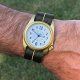 Bertucci A-2A Golden Field Watch | Gold Tone Case