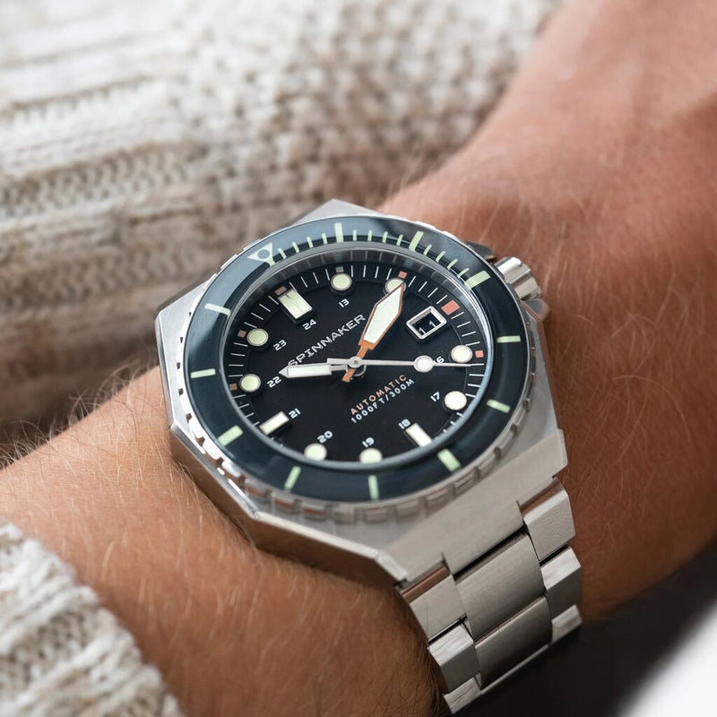 Spinnaker Dumas Japan Automatic 3 Hands Watch | Stainless Steel