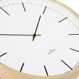 Huygens Wood25 Wall Clock | White