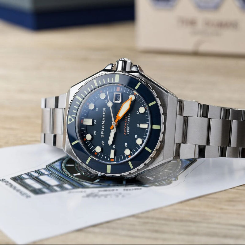 Spinnaker Dumas Japan Automatic 3 Hands Watch | Stainless Steel