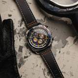AVI-8 Watch Hawker Hunter Atlas Dual Time Chronograph | Genuine Leather Strap
