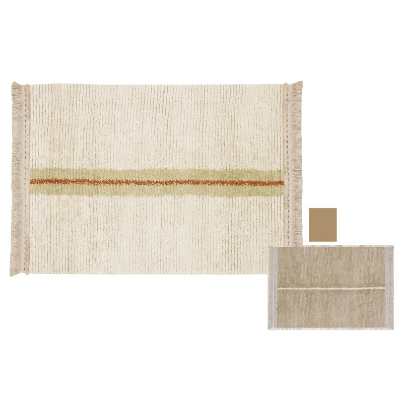 Lorena Canals Reversible washable Area Rug | Duetto Sage