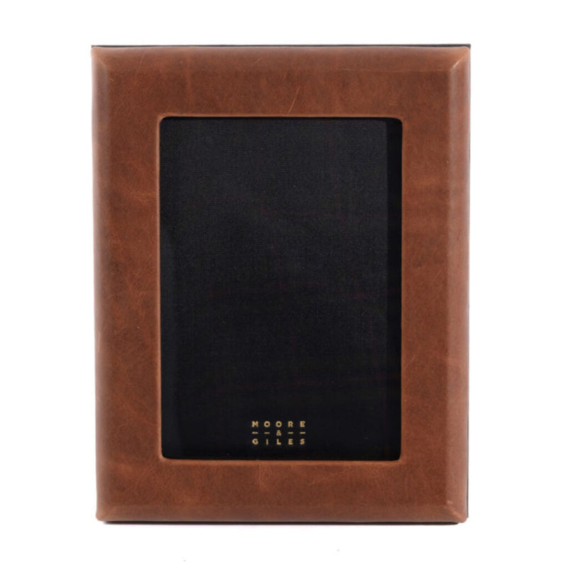 Moore & Giles Leather Wrapped Photo Frame