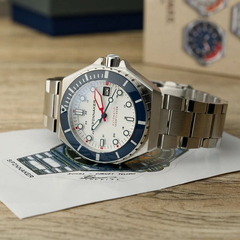 Spinnaker Dumas Japan Automatic 3 Hands Watch | Stainless Steel