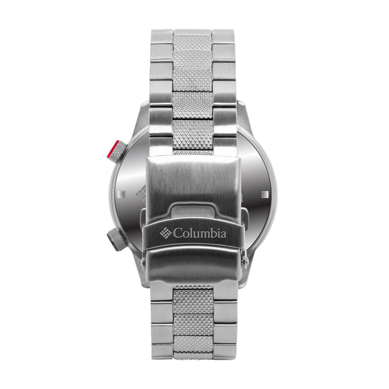 Columbia Collegiate Outbacker Alabama Crimson Tide Men's Analog Watch | Stainless Steel Bracelet 