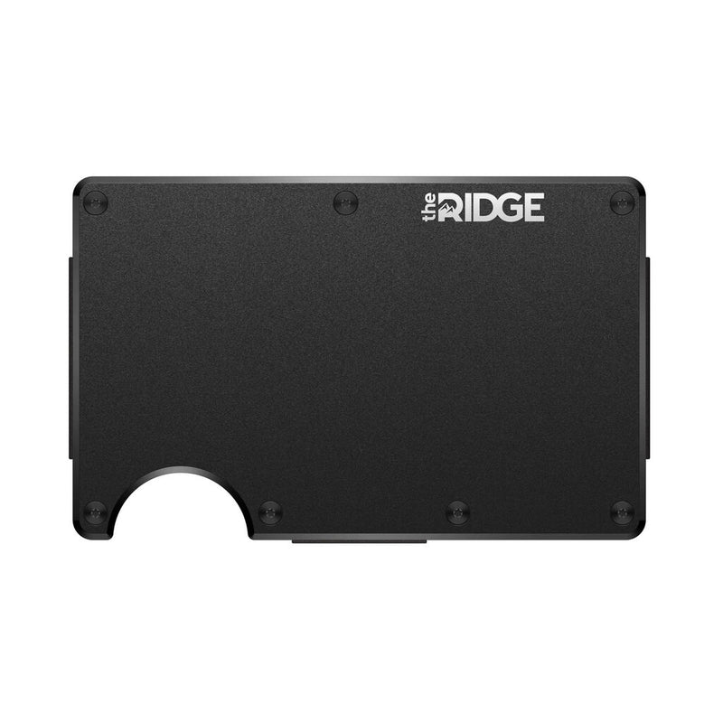The Ridge Aluminum Wallet | Black