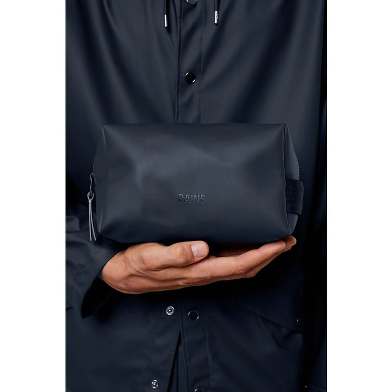 Rains Small Wash Bag | Navy, One Size