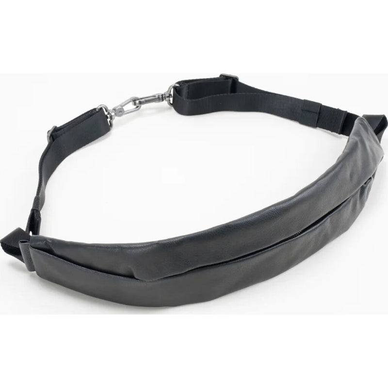 Cote & Ciel Adda Alias Cowhide Leather Zippered Crossbody Bag | Agate Black