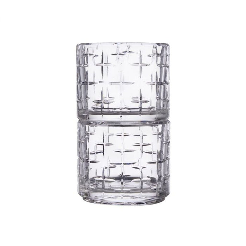 Newport Twist Gift Box Of 2 Glasses & 1 Carafe Stackable Set