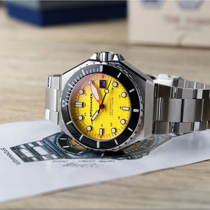 Spinnaker Dumas Japan Automatic 3 Hands Watch | Stainless Steel