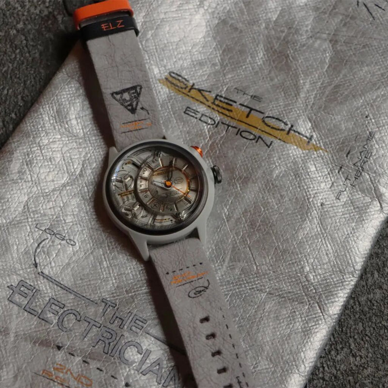 The Electricianz The Sketch LIMITED EDITION Men Watch | 45mm | Grey Dial 
