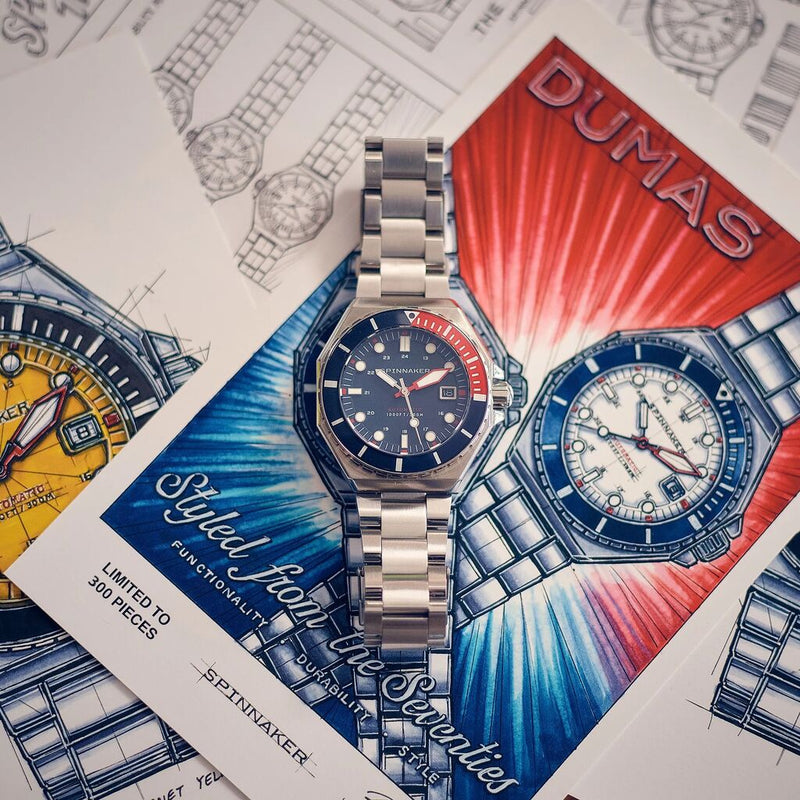 Spinnaker Dumas Japan Automatic 3 Hands Watch | Stainless Steel