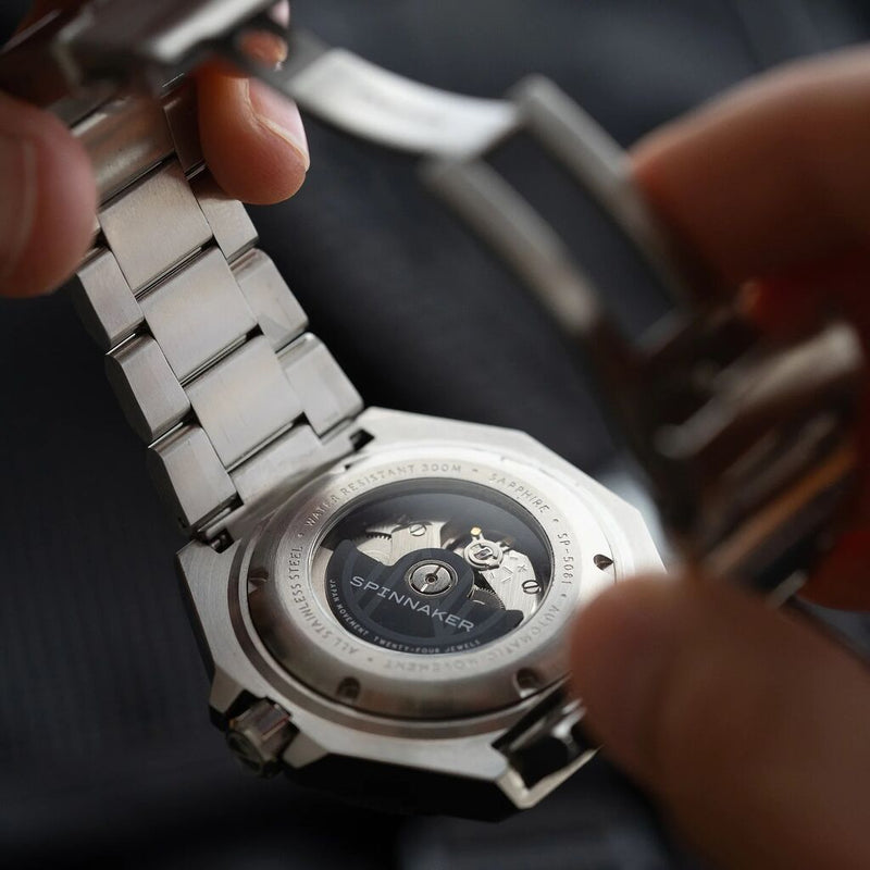 Spinnaker Dumas Japan Automatic 3 Hands Watch | Stainless Steel