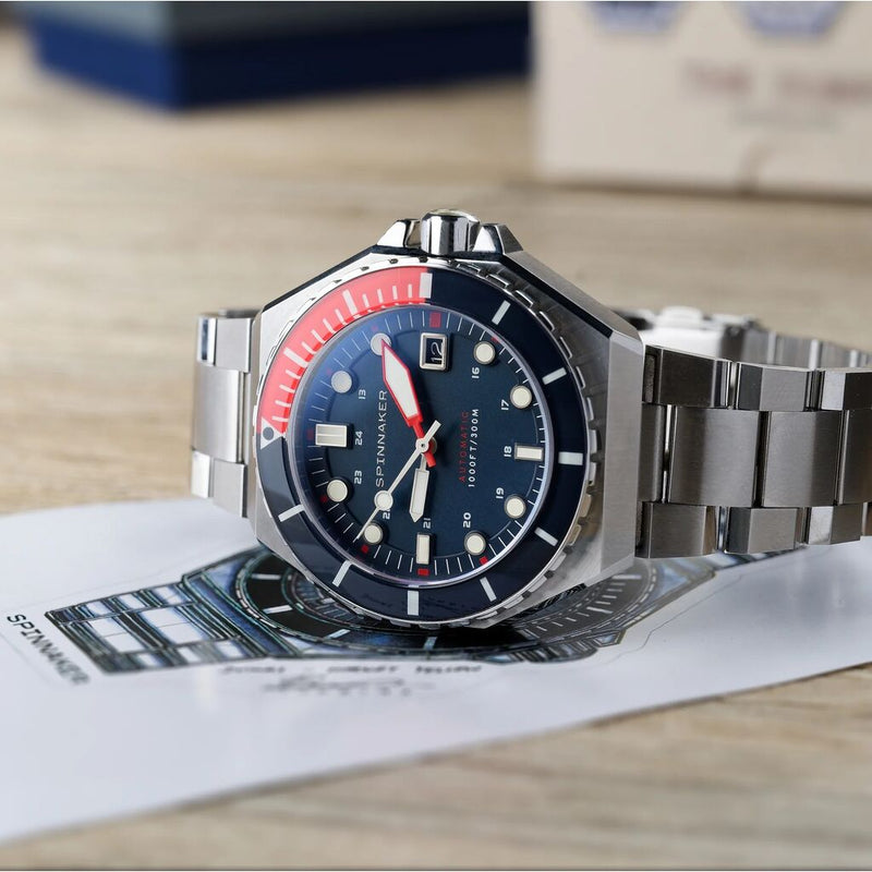 Spinnaker Dumas Japan Automatic 3 Hands Watch | Stainless Steel