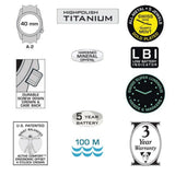 Bertucci A-2T Bianco Luminous Swiss HP Watch | Arctic White
