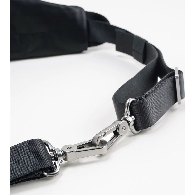 Cote & Ciel Adda Alias Cowhide Leather Zippered Crossbody Bag | Agate Black