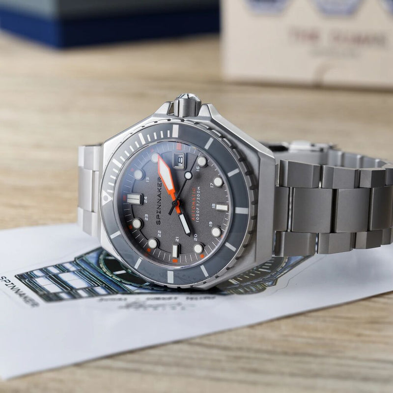 Spinnaker Dumas Japan Automatic 3 Hands Watch | Stainless Steel