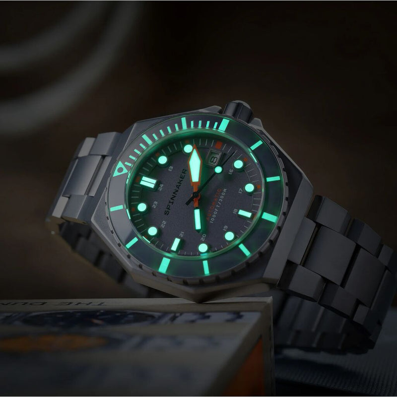 Spinnaker Dumas Japan Automatic 3 Hands Watch | Stainless Steel