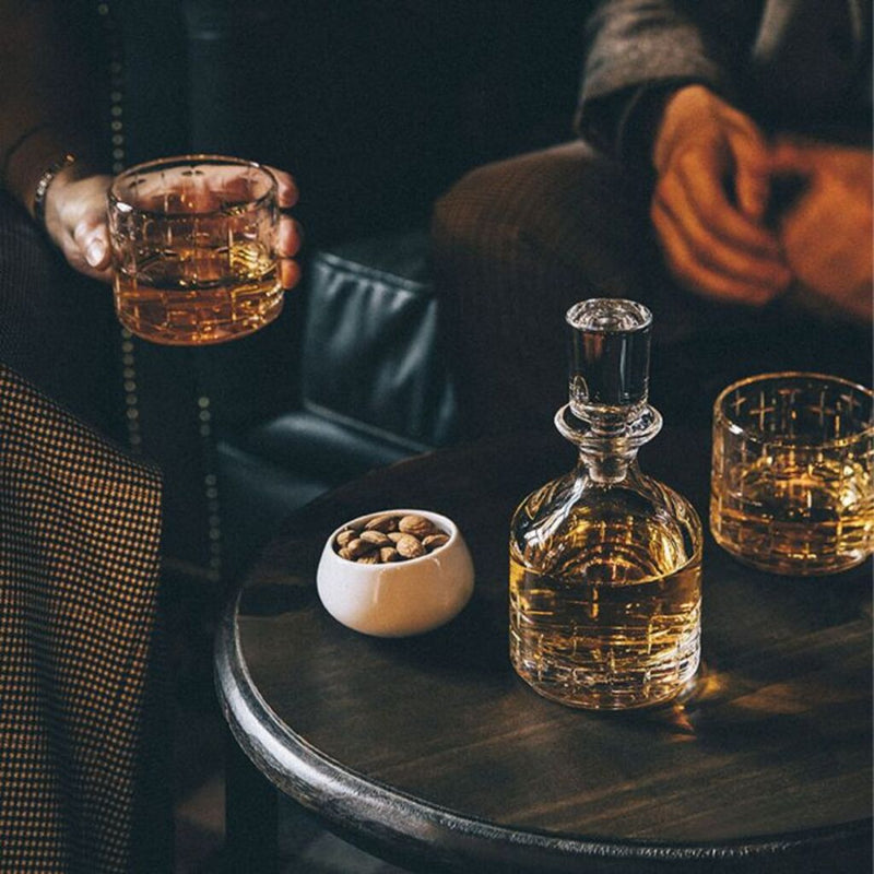 Newport Twist Gift Box Of 2 Glasses & 1 Carafe Stackable Set