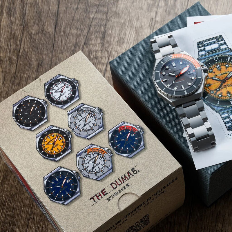 Spinnaker Dumas Japan Automatic 3 Hands Watch | Stainless Steel