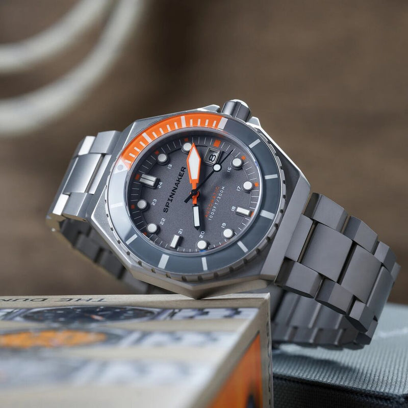 Spinnaker Dumas Japan Automatic 3 Hands Watch | Stainless Steel