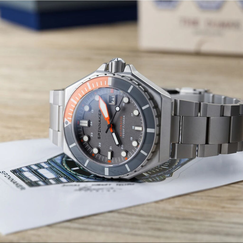 Spinnaker Dumas Japan Automatic 3 Hands Watch | Stainless Steel