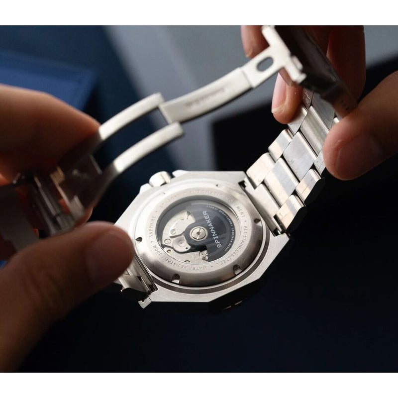 Spinnaker Dumas Japan Automatic 3 Hands Watch | Stainless Steel
