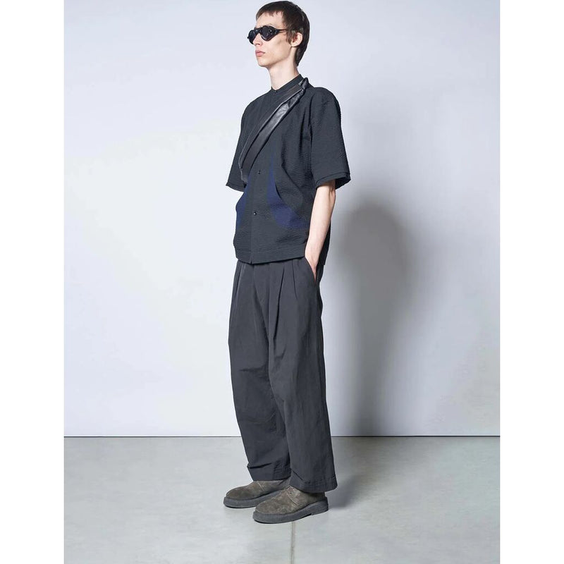 Cote & Ciel Adda Alias Cowhide Leather Zippered Crossbody Bag | Agate Black