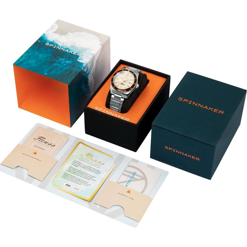 Spinnaker Fleuss Automatic Pearl Diver Watch Limited Edition | Pearl | 40MM
