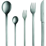 Mono Mono-A 5-Piece Flatware Set with Long Knife Blade | Matt 10748