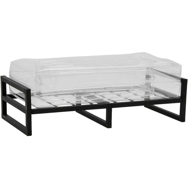 MOJOW Furniture | Yomi Pouffe XL | Black Aluminum Frame