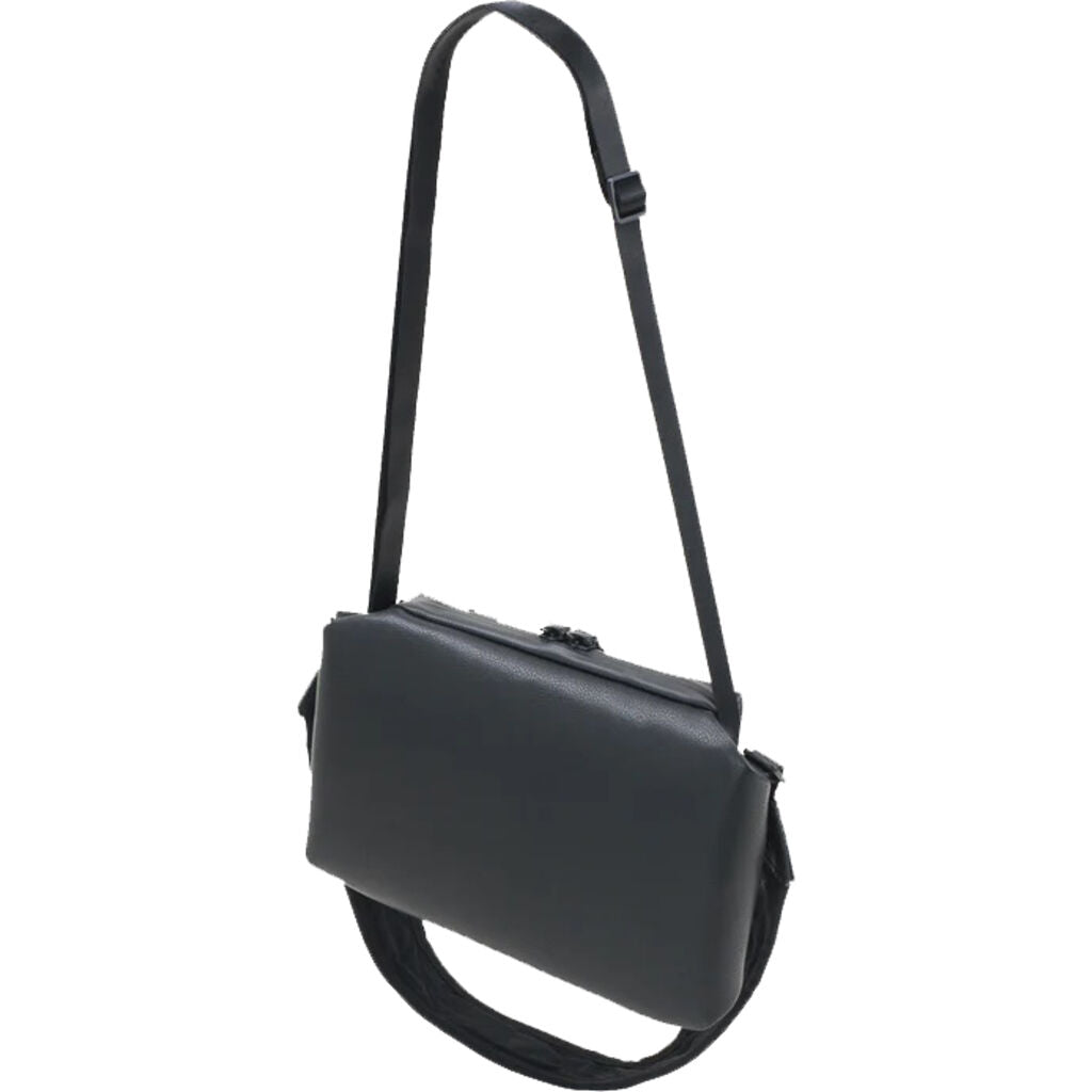 Cote & Ciel Arno Allura Recycled Leather Crossbody Bag | Black Cote & Ciel Arno Allura Recycled Leather Crossbody Bag | Black