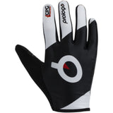 Prologo Lycra Long Fingers Gloves | Black/White Logo