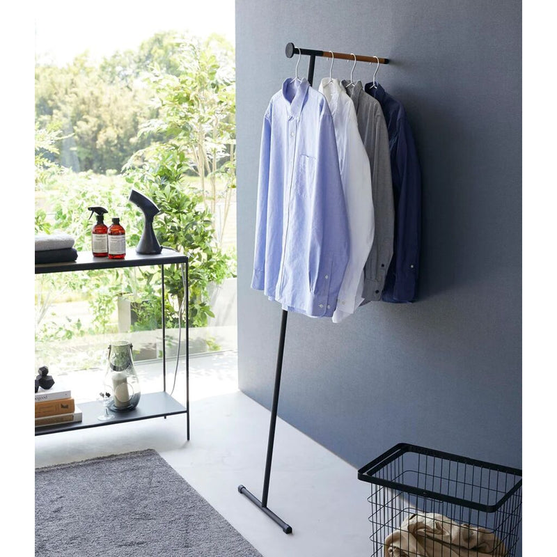 Yamazaki Clothes Steaming Leaning Pole Hanger