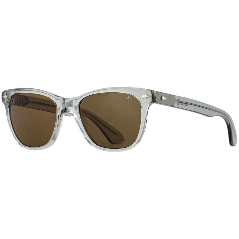 American Optical Eyewear Saratoga Sunglasses | Gray Crystal/Polarized Brown Nylon