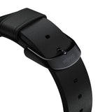 Nomad Modern Slim Watch Strap 40mm / 38mm | Black/Black Hardware