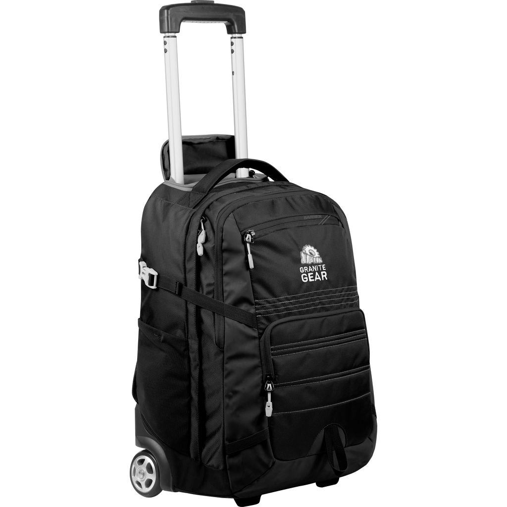 Granite Gear Haulsted 33L Wheeled Backpack in Black Sportique