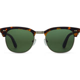 Toms Gavin Havana Tortoise Sunglasses | Matte Black Green Grey 10007254