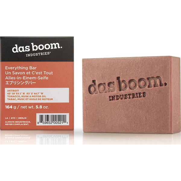 Das Boom Everything Soap Bar Detroit (Tobacco, Musk & Motor Oil) BD-SP-TMM-4
