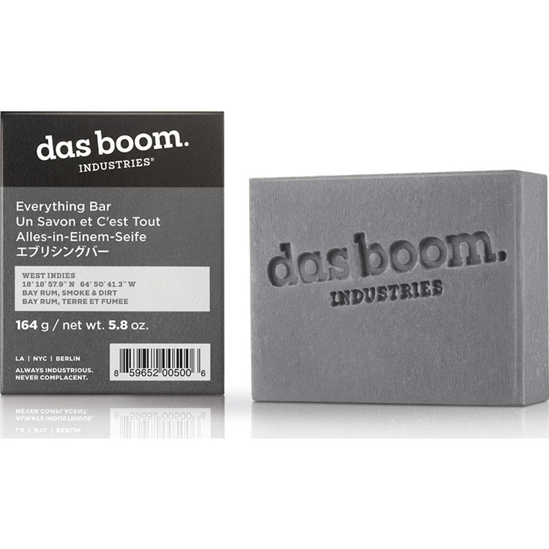 Das Boom Everything Soap Bar West Indies (Bay Rum, Smoke & Dirt) BD-SP-BSD-4