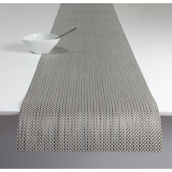 Chilewich Basketweave Table Runner | Aluminum - 100108-001