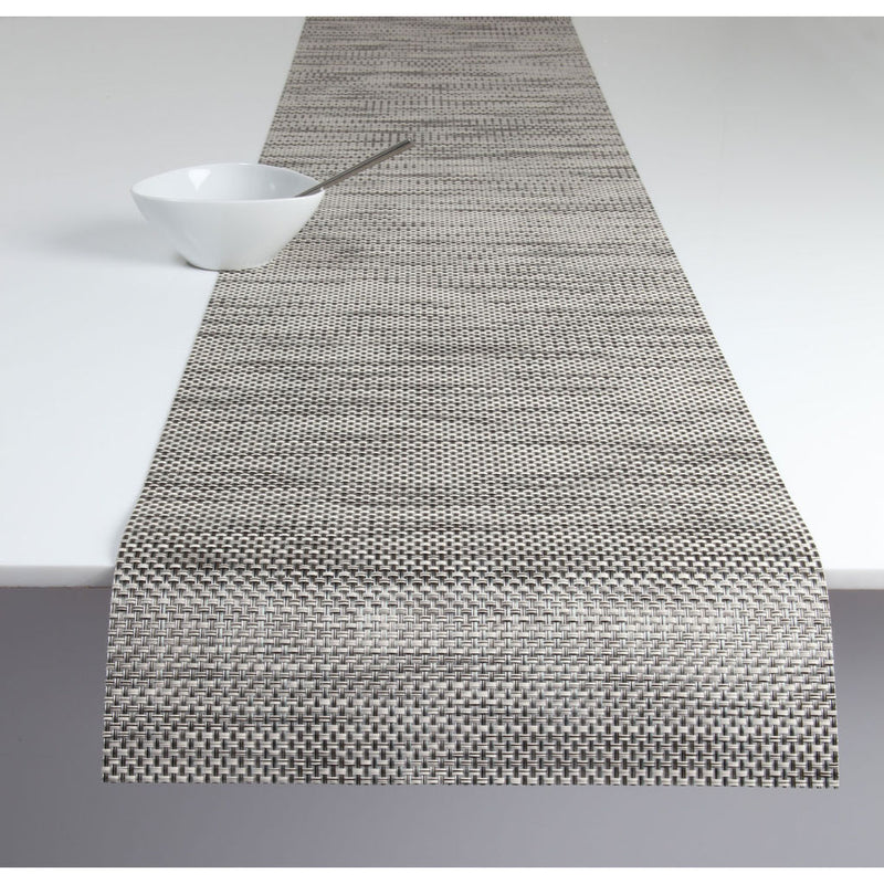 Chilewich Basketweave Table Runner | Oyster - 100108-022